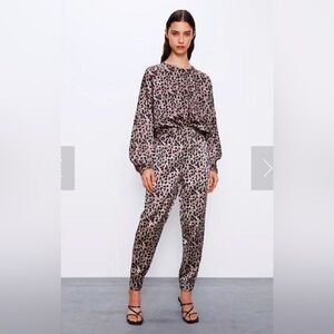 🛍️BEAUTIFUL ZARA SATIN EFFECT MATCHING SET